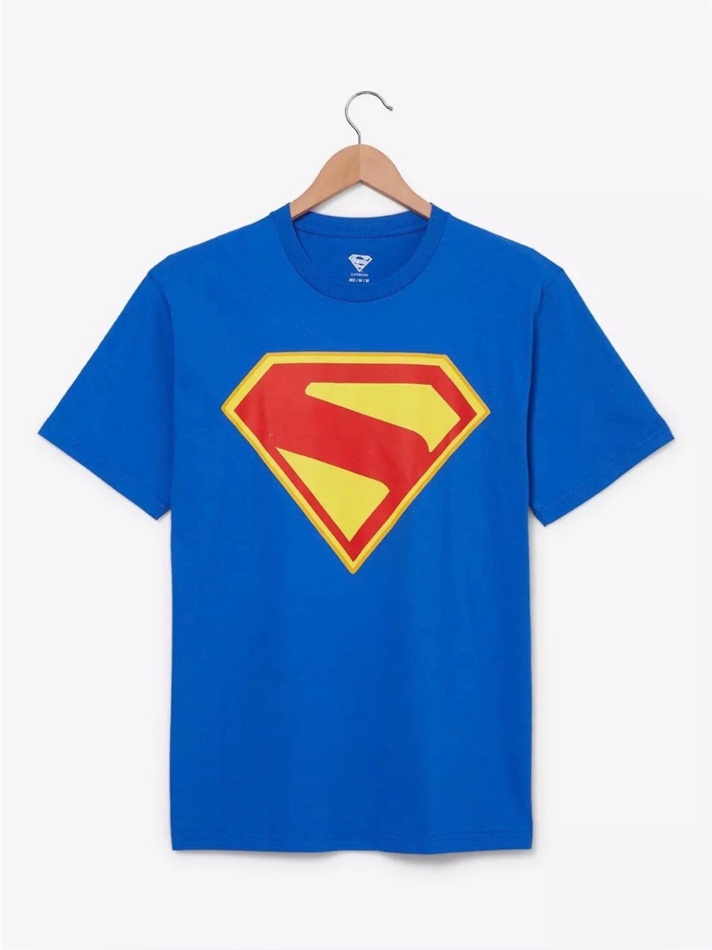 Superman T-Shirt sz Large DC Comics Superman S-Shield Royal Blue Unisex NEW